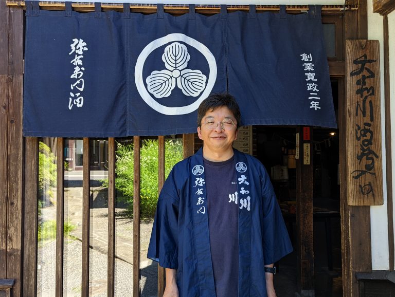 写真：大和川酒造店　社長　佐藤雅一